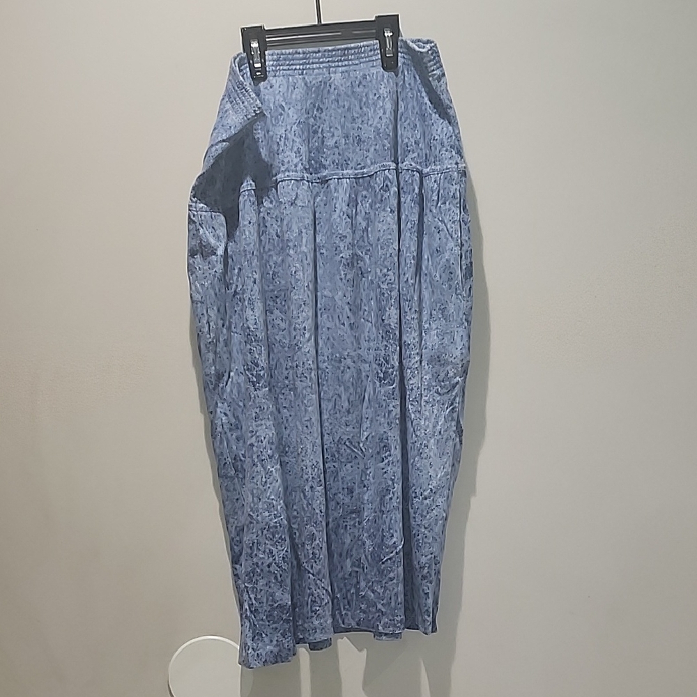 NWT Blue Cotton Skirt